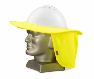 Hard Hat Brim Yellow