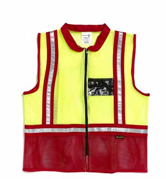 Mesh Reflective Vest with PVC Tape